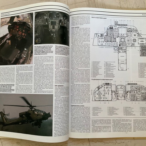 Modern Fighting Aircraft: AH-64 Aviation Fact File like new