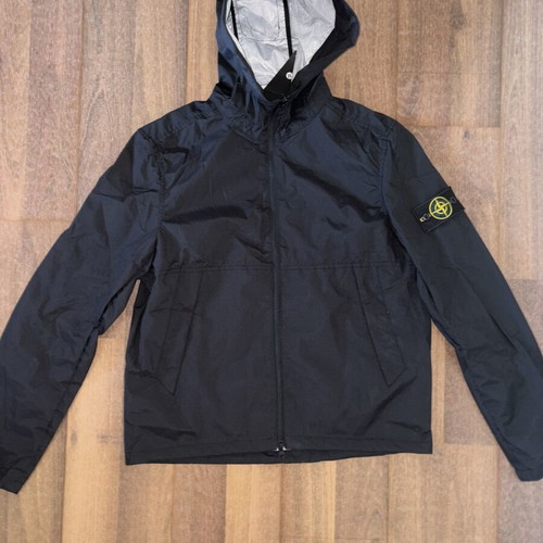 Stone Island Windbreaker Jacket, size M, black