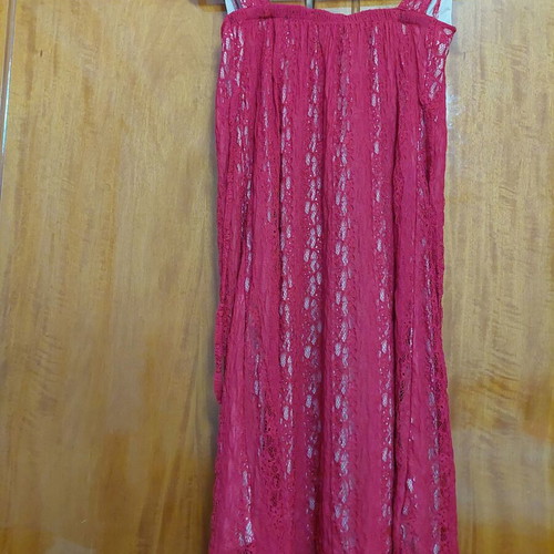 Laurie & Joe lace embroidered evening dress like new, size L
