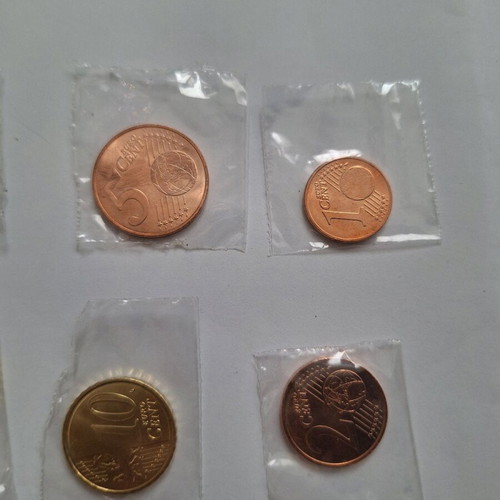 Bulgarian Euro Coin Set New