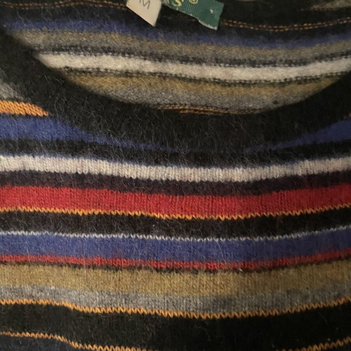 Leonard's striped lambswool sweater, size M