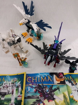 Lego Chima πακέτο 3 ολοκληρωμένων κατασκευών σαν καινούργιο