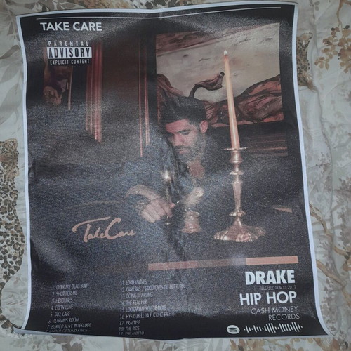 Drake Poster music album Take Care like new 40 × 50 cm