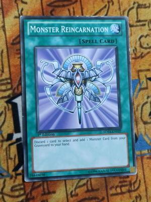 Monster Reincarnation Normal Spell κάρτα σαν καινούργιο