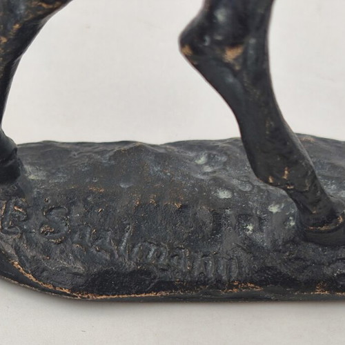 Erich Saalmann bronze horse sculptures used