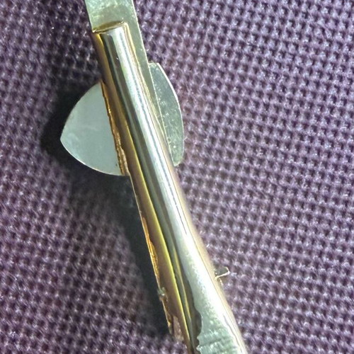 Musical Corps Tie Clip like new, gold color