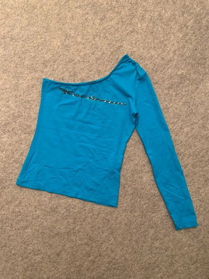 Toi&Moi top used, blue, size M-L, elastic
