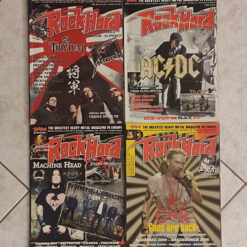ROCK HARD & ROCK ON MAGAZINES. Complete collection.