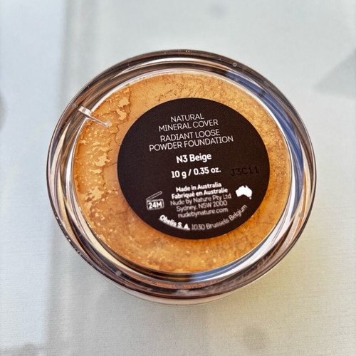 Nude by Nature Radiant Loose Powder Foundation new, N3 Beige