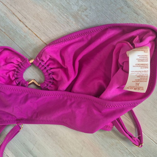 Pretty Me bikini swimsuit new, magenta, slip M/L, bra XL