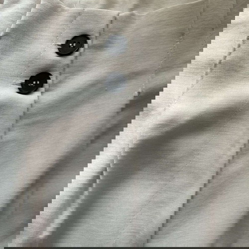 Bershka white summer pants like new, size M