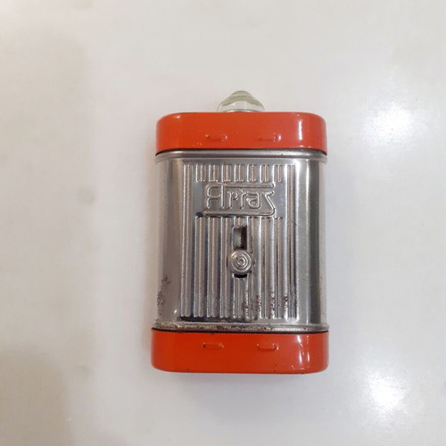 Mini metal flashlight Artas used, 1960s