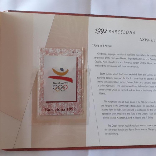 Olympiads Collectors' Telephone Cards Used, Set of 25 1896-2004