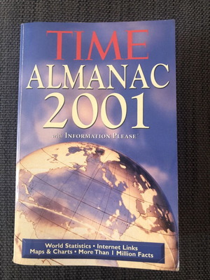 Time Almanac 2001 book used, English