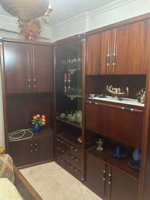 Two-piece brown living room unit like new