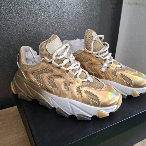 Ash women's sneakers new, gold color, size 38