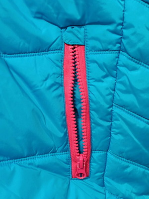 Women's sleeveless jacket like new, blue, size L