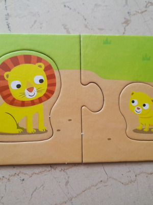 Παζλ με ζώα Ludattica σαν καινούργιο, μαμά και παιδί