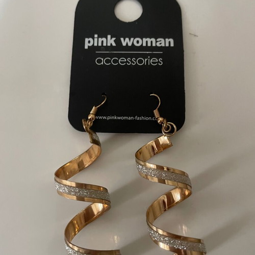 Earrings new, beautiful gold-plated