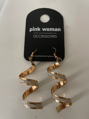 Earrings new, beautiful gold-plated