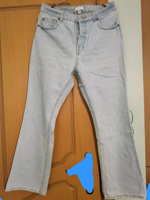 Women's H&M denim pants Size 42 new, light blue