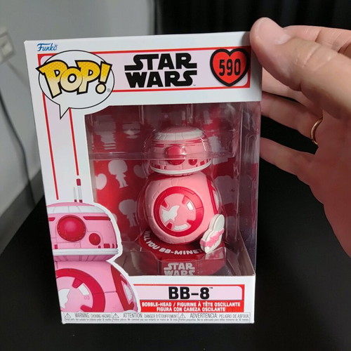 Funko Pop! Star Wars BB-8 pink like new