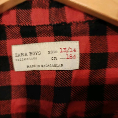 Zara shirt and long-sleeve t-shirts for boy 13-14 years like new