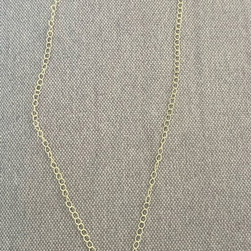 Necklace like new summer gold-colored