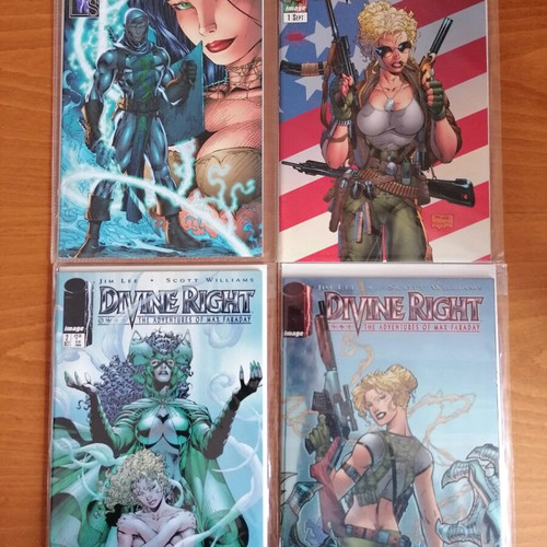 Divine Right Image Comics pack with various variants like new