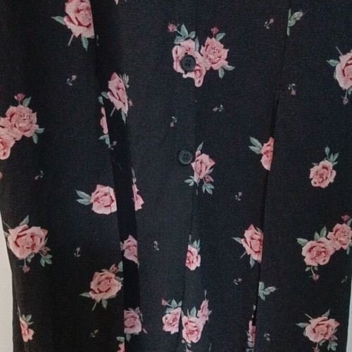 H&M Floral Midi Maxi Dress like new, size EUR44, black