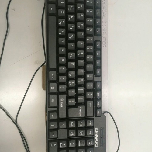 Omega wired keyboard like new, USB, black