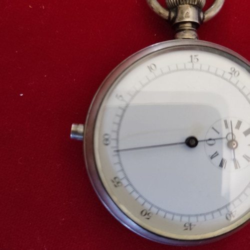 Rare Swiss chronograph pocket watch circa 1900