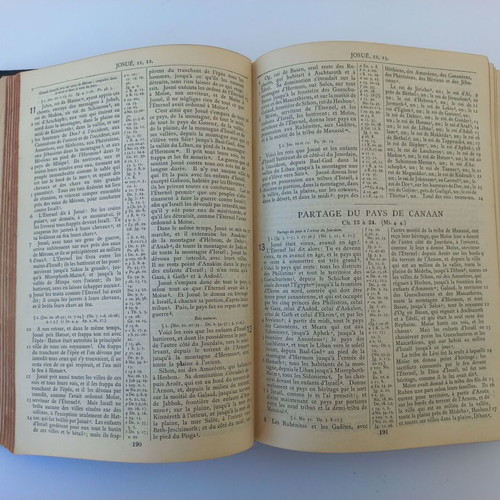 La Sainte Bible book used, French edition 1930