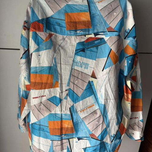 Bimba Y Lola oversize women's shirt like new, S-M, multicolor