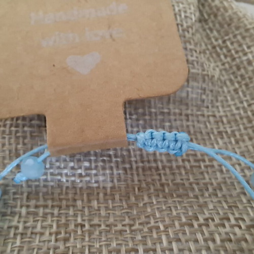Handmade Greek Evil Eye Bracelet adjustable with turquoise beads new