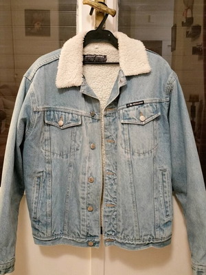 Vintage Americanino denim jacket winter with fur lining like new