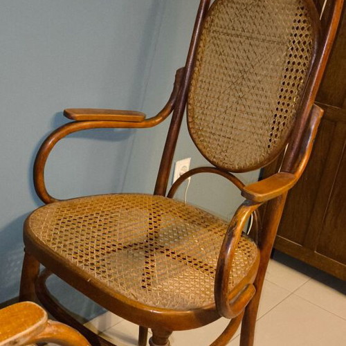 Viennese Thonet style chairs used, set of 2