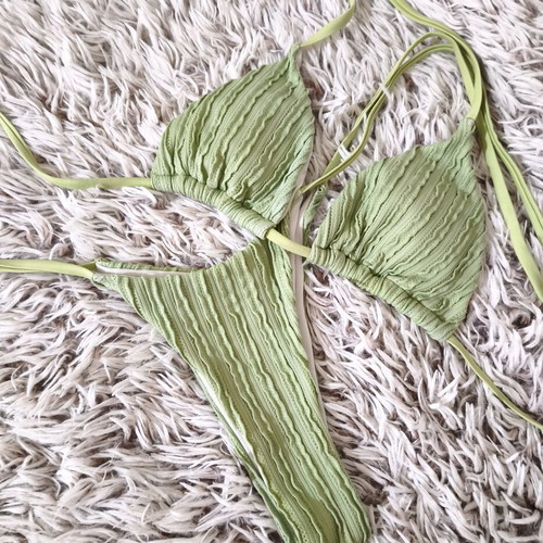 Bikini set like new, pastel light green, size S
