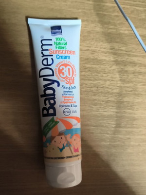 Sunscreen cream for face and body new, sealed