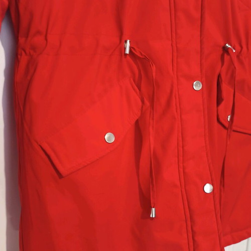 Women's jacket new size M red with detachable hood