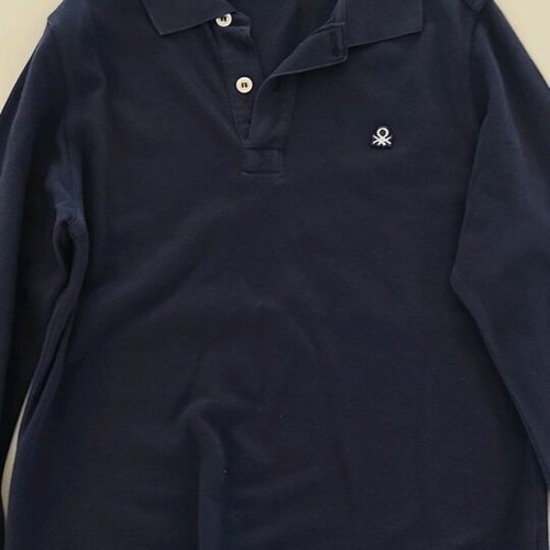 Benetton polo long-sleeve shirts for boys 8-9 years like new