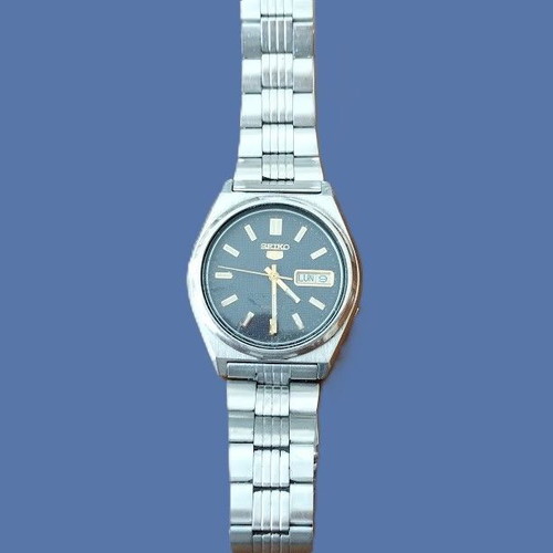 Seiko 5 Automatic men's watch like new, silver