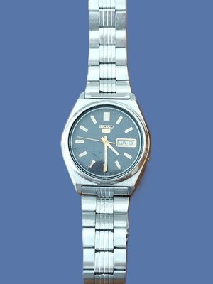 Seiko 5 Automatic men's watch like new, silver