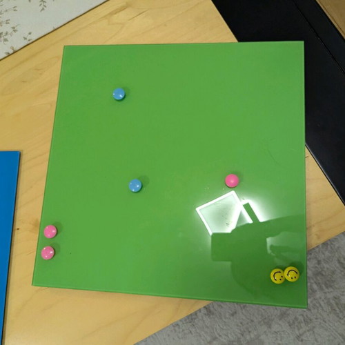 Glass magnetic boards like new, set of two