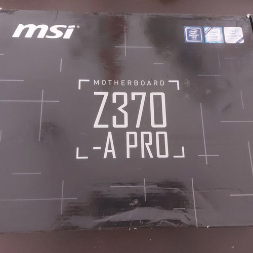 MSI Z370-A PRO motherboard with box