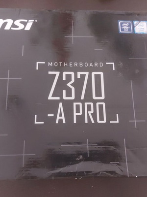 MSI Z370-A PRO motherboard with box