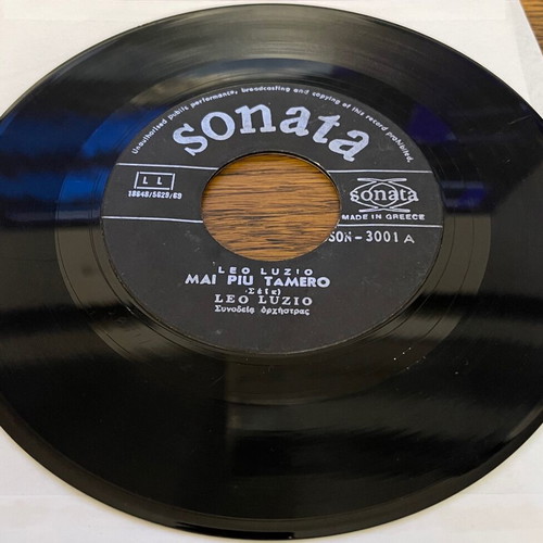 Leo Luzio Mai Piu Tamero 45 used record