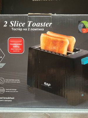 Raf R.263 2-Slice Toaster 650W Black New