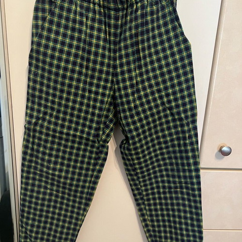 Clothing set pants and jacket like new, blue and green