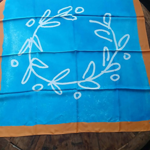 Silk scarf Olympic Games Athens 2004 like new